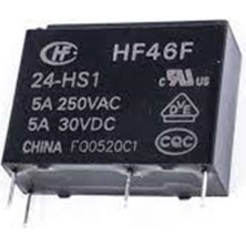 Hongfa HF46F/24-HS1T, 24VDC 5A Spst-No (1 Form A) Röle