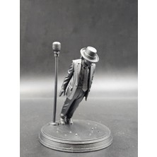 Michael Jackson Smooth Criminal Ikonik Eğilme Figürü - Metalik