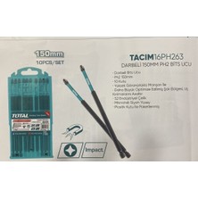 PremiumPort Yıldız Uç, Darbeli, Ph2, 150M, 10'lu Set, Dayanıklı ve Güçlü Performans