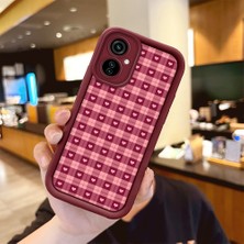 HONTINGA Tecno Camon 19 Neo ile Uyumlu Kılıfı Düşüme Önleyici Basitlik Anti Düşme Kamera Korumali Çiçek Bordo Desen Yumuşak Silikon Telefon Kılıfı Kadın ve Erkek Için Uygundur K2-7094