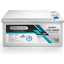 Peak Volt Peakvolt Prismacell Serisi Lifepo4 Smart Bms Bluetooth 12,8 V, 320 Ah Uzun Ömürlü Tekne, Karavan Aküsü - 5 Yıl Garantili