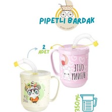 Ethab Ticaret Hsnet Pipetli Bardak 2 Li Momma Design - GL002V-7LHK49