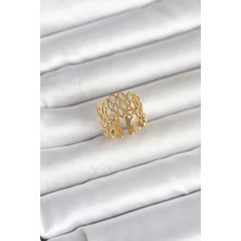 Clariss Ashwork 316L Çelik Sarmal Zincir Model Kadın Yüzük 587455