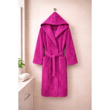 Mysoft Home Triga  Kapüşonlu Bornoz %100 Pamuk