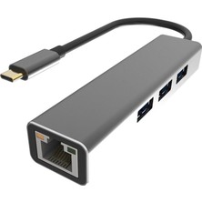 Vcom DH311A Type-C To USB3.0-3+RJ45 Çoklayıcı