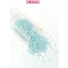 Just Cheap Store Kesme Cam Boncuk 2mm - 60 Gram - Maz Buz Mavi - BNC369