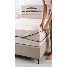 Artex Kılıf Bambu 90X190 Yatak Kılıfı Koruyucusu Örtüsü Fermuarlı Kapitone Fit Zippered Mattress Cover