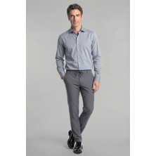 Bisse Erkek Regular Fit Pamuk Cepsiz Gri Gömlek GMKLS1BI224003_D55