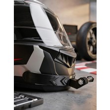 3D Fabrick Motosiklet Kask Çene ,tepe Aksiyon Kamera Tutucu