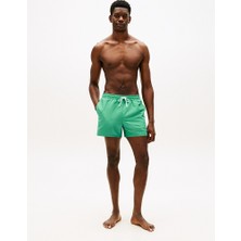 Tommy Hilfiger Tj Medıum Drawstrıng Solıd Erkek Yeşil Deniz Şortu - UM0UM03852