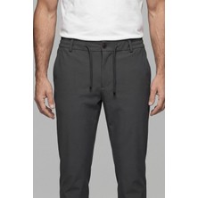 Bisse Erkek Lastikli Bağcıklı Spor Jogger Haki Pantolon PNS25K25202_D49