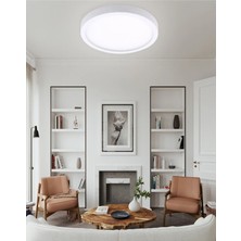 PremiumPort Sıfır LED Banyo, Balkon, Tuvalet Tavan Lambası, Beyaz Işık 6500K