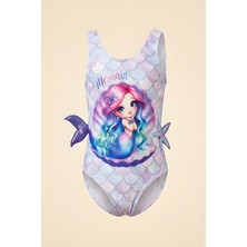Modanino Kız Çocuk 3D Mayokini 2-7 Yaş 12605B