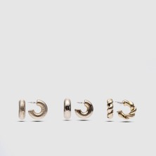 Togo Kadın 3'lü Küpe Seti [020039]