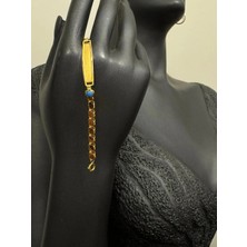 Altın Pullu Çocuk Künyesi (Isim Yazılabilen Kişiye Özel)