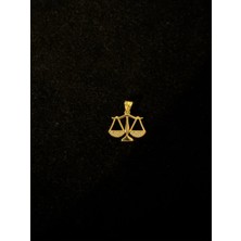 Altın Terazi Figür Kolye Ucu (14 Ayar)