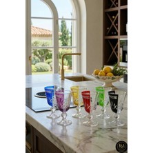 Kristal Market 6'lı Kristal Lüks Meşrubat Bardağı