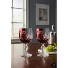 Kristal Market Bohemia Kristal Kadeh Çift Renk Kahve Yanı Bardağı ,passion Model