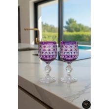 Kristal Market El Yapımı Kristal Haven Desen Bardak