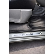 Carvian Citroen Krom Plastik 4 Parça Kapı Parlak Eşik Seti
