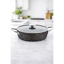 Cocinero 3316 Antrasit Granit 28 cm Kısa Tek Tencere
