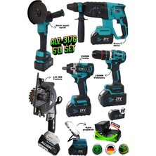 Allizer German ALZ-3176 Allizer 5’li Set 125MM Daire Testere ve Projektör