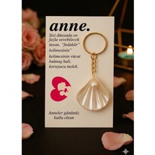 Umut Hediyecilik Anneler Günü Hediyesi 10 Adet Istiridye Anahtarlık