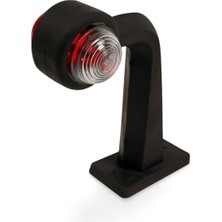 LED Takoz Lamba 12V 24V 191MM Sanel Eğri Boynuz