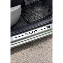 Carvian Seat Krom Plastik 4 Parça Kapı Parlak Eşik Seti