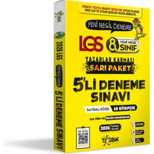 Karakutu Yayınları 2026 Lgs 8. Sınıf Deneme Paketi Yazarlar Karması Sarı Paket Tüm Konuları Kapsar Yeni Nesil Sorular