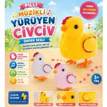 Hak-İş Oyuncak Pilli Müzikli Yürüyen Tavuk-Ördek Sesli 2149