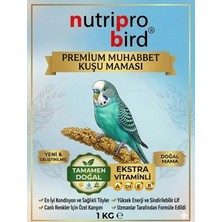 Nutripro Bird Muhabbet Kuşu Maması 1 kg - Yumurtalı Vitaminli Profesyonel Üretici ve Kondisyon Maması