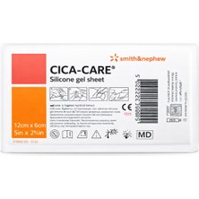 Smith & Nephew Cıca-Care Silikon Jel Tabaka 12 cm x 6 cm  Cıca-Care, Kırmızı, Koyu Veya Kabarık Yara Izlerinin Iyileştirilmesinde %90'a Kadar Etkilidir.