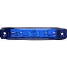 Midas Toptan Home Mavi Parmak LED Dorse Lamba 6 Ledli 12-24V