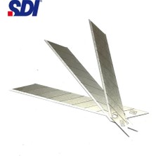 Midas Toptan Home Sdı 1361 Çelik Maket Bıçağı Falçata Ucu Yedeği 9mm 30 Derece Küçük 10'lu