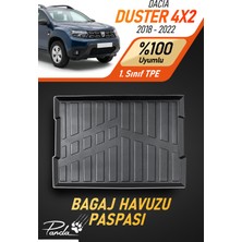 Panda Kılıf Dacıa Duster 4 x 2 2018 - 2022 Arası 4d Havuzlu Bagaj Havuzu