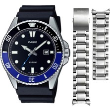 Casio MDV-107 Bill Gates Saati Çelik Kordon Hediyeli