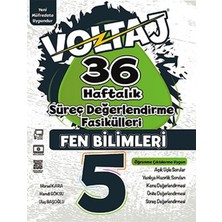 Yapı Kredi Yayınları 5. Sınıf Voltaj Fen Bilimleri 36 Hafta Süreç Değerlendirme Fasikülleri