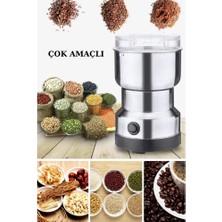 Uni Zer Mini Elektrikli Baharat Öğütücü 300 ml Çok Amaçlı Kahve Baharat Baklagil Öğütücü
