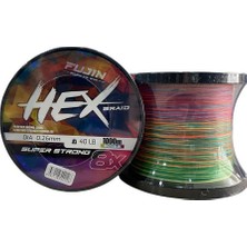 Fujin Hex 8x 1000MT 0.26MM 18.1kg Ip Örgü Misina Multi Color