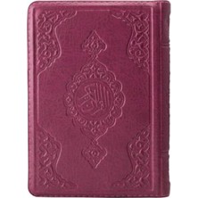 Alvera 2 Renkli Lila Çanta Boy Kur'an-I Kerim (Yaldızlı-Kılıflı) 2 Renkli Kuranı Kerimler