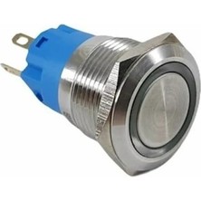 Swion 19MM Led\'li Metal Buton Kalıcılı