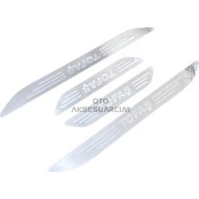 Midas Toptan Home Tofaş Pleksi Nikelaj Oto Araba Kapı Eşiği Çıta 4'lü