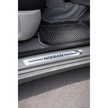 Carvian Nissan Krom Plastik 4 Parça Kapı Parlak Eşik Seti