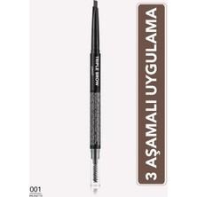 Flormar Triple Brow 3'ü 1 Arada Kremsi Dokulu Kaş Makyaj Kalemi - 001 Beıge