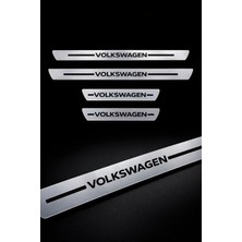 Carvian Volkswagen Uyumlu Özel Kapı Eşik Yazısı Krom