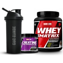 Hardline Nutrition Hardline Whey 3 matrix 908 gr Protein Çikolatalı + Creatine 120 gr +Shaker