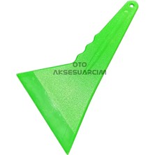 Midas Toptan Home Kısa Saplı Eğik Ragle Arka Cam Filmi Çekme Aparatı Yeşil 23X13CM