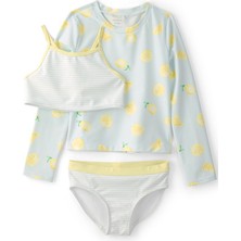 Carter's Kız Çocuk Güneş Koruyucu Mayo Set 3U614410