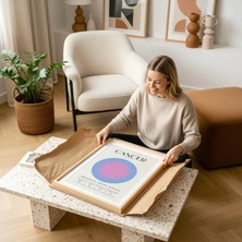Pegziz Yengeç Burcu Astroloji Poster Modern Minimal Duvar Dekoru
